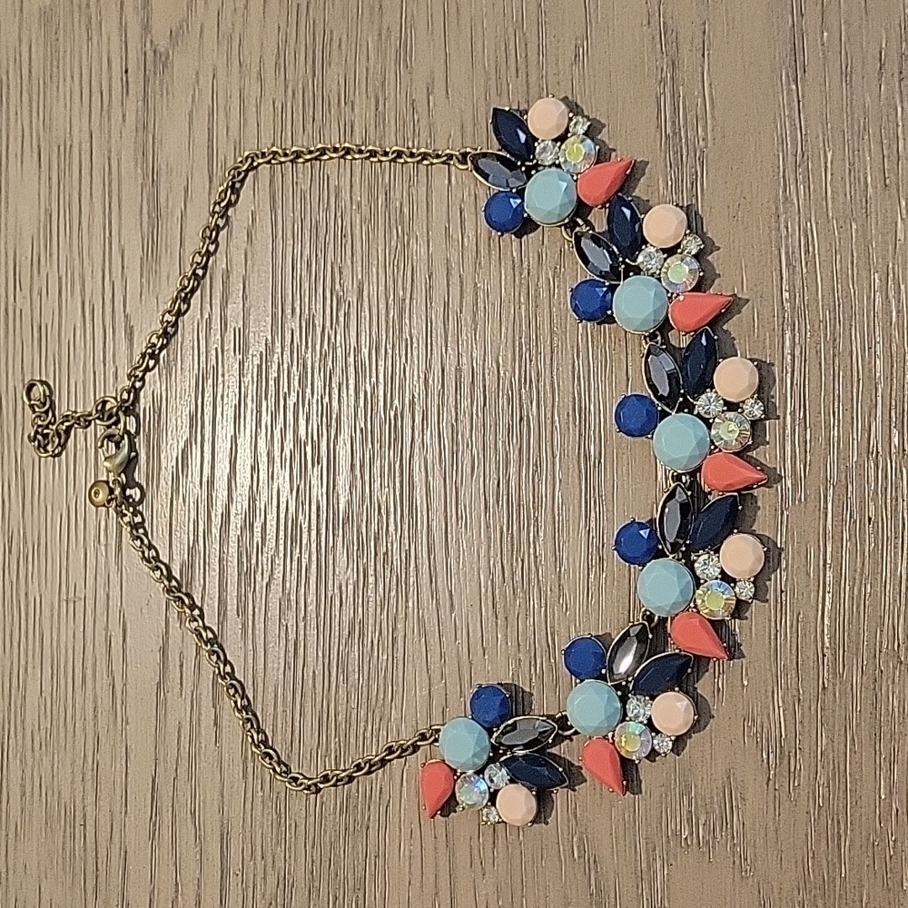 J.Crew Cluster Jewel Necklace